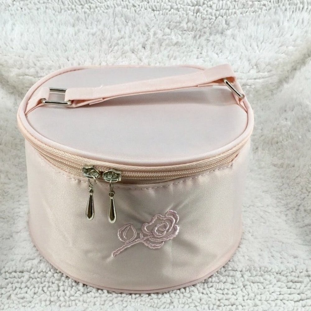 ABC Round Zipper Storage Travel Case